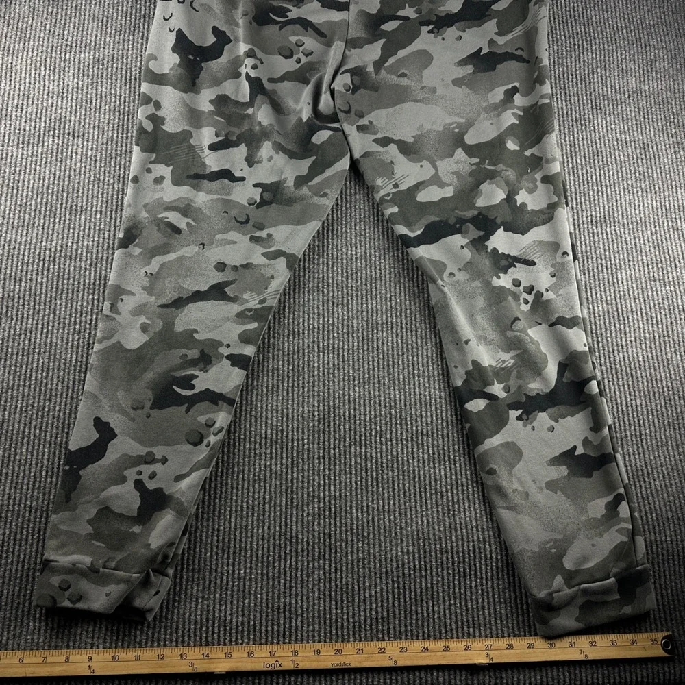 Nike Dri-FIT Camo Joggers Mens 3XL Tall Grey Black Sweatpants CU6200-010
